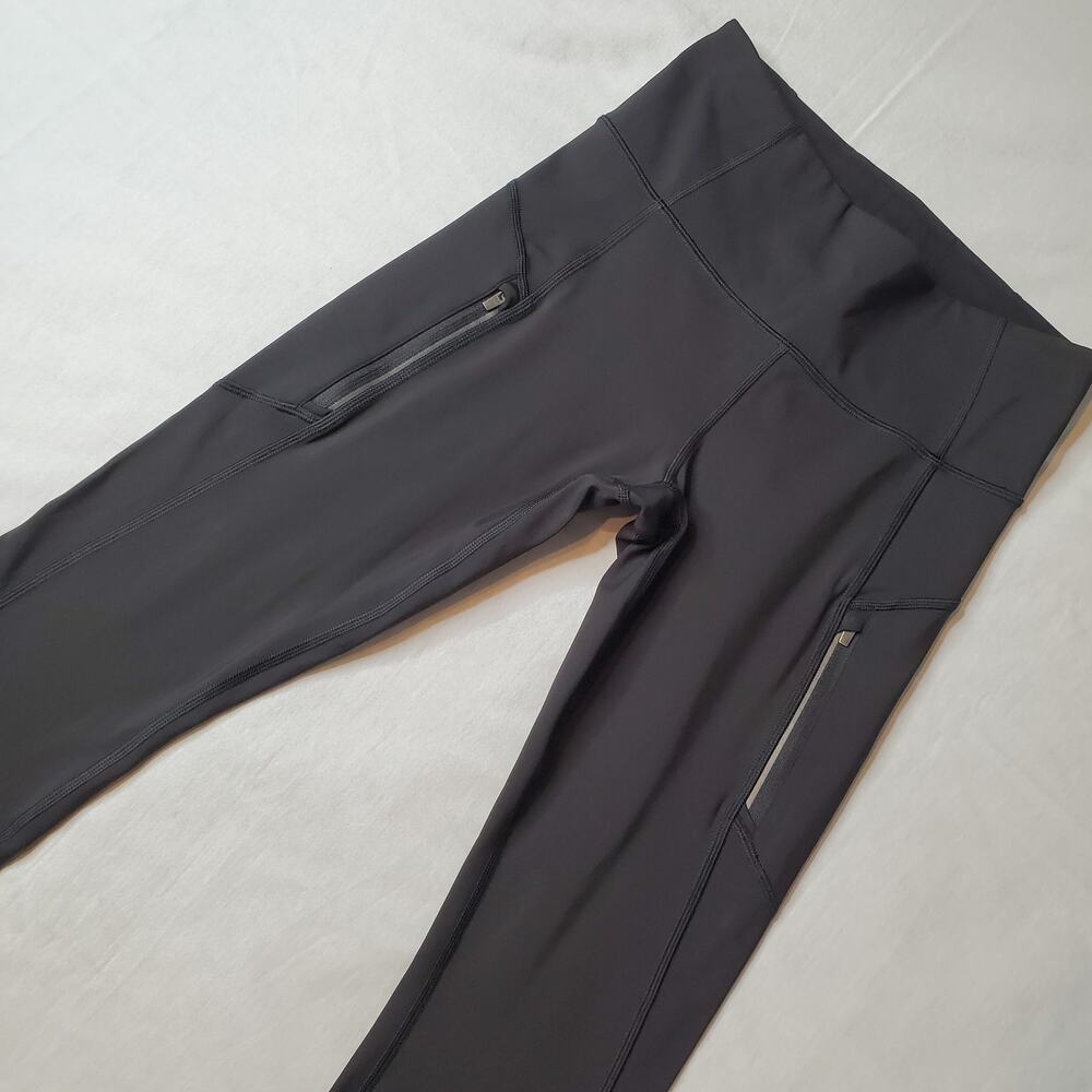 Athleta Women's Size S Rainier Thermal 7/8 Tight Legging Black 985342
